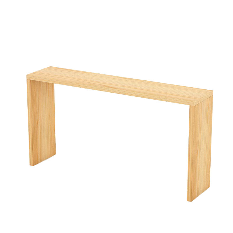 1/4/5/9 Pieces Modern Bar Table Set Rectangle Bar Table with Wooden Stools