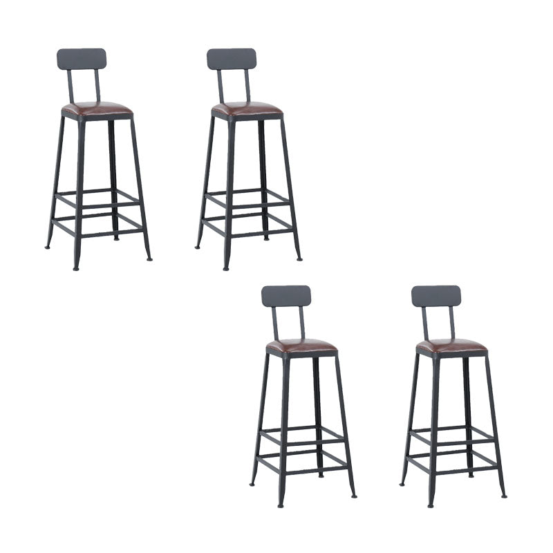 Contemporary Bar Stool and Table Set 1/2/4/5 Pieces Table and Stool Set