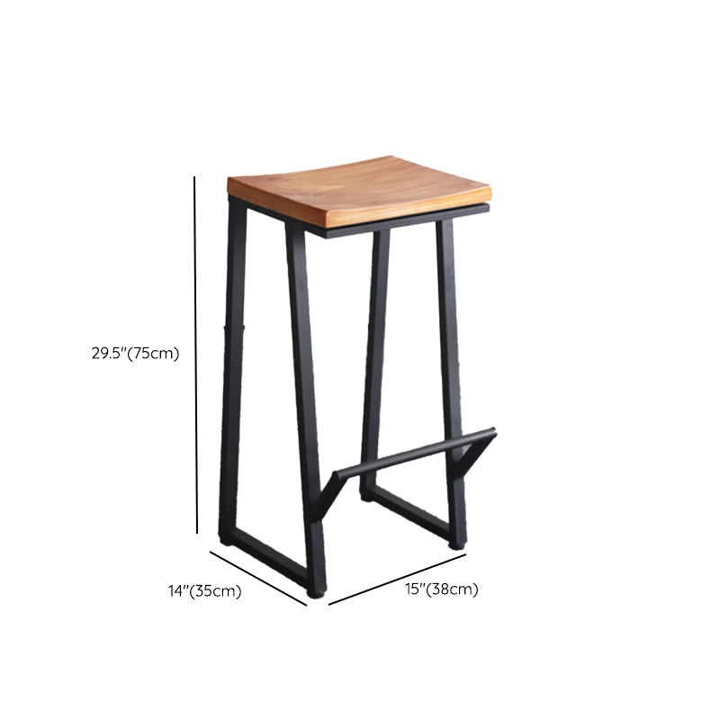 Modern Bar Table Set 1/6 Pieces Solid Wood Counter Height Set for Indoor