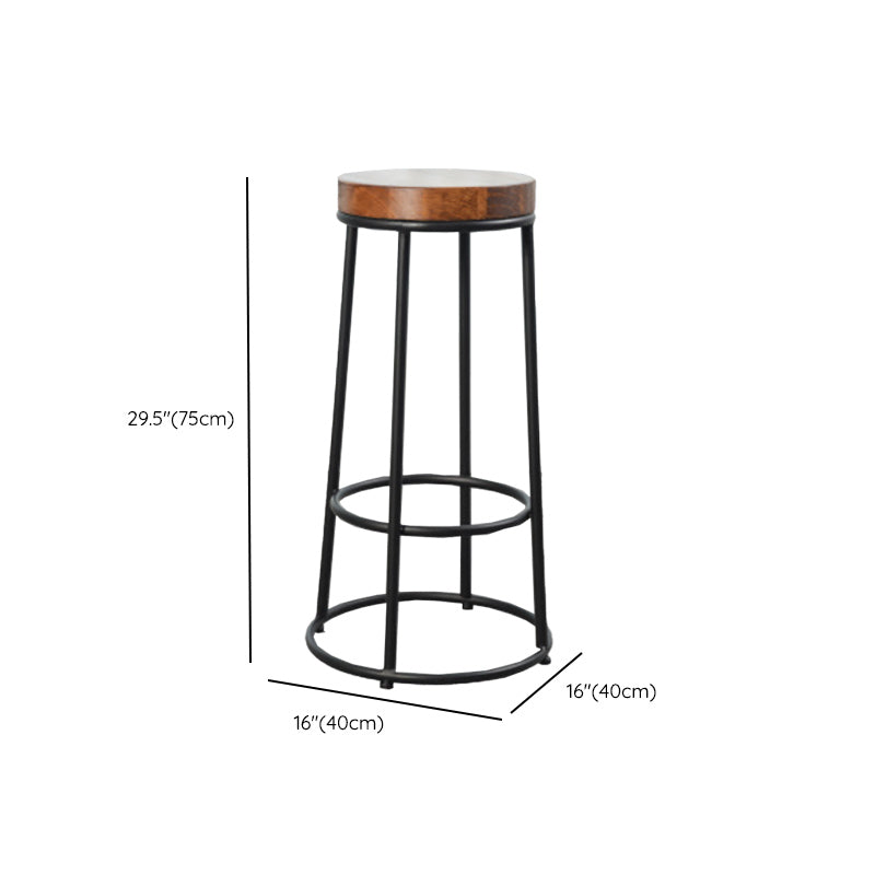 Modern Bar Table Set 1/6 Pieces Solid Wood Counter Height Set for Indoor