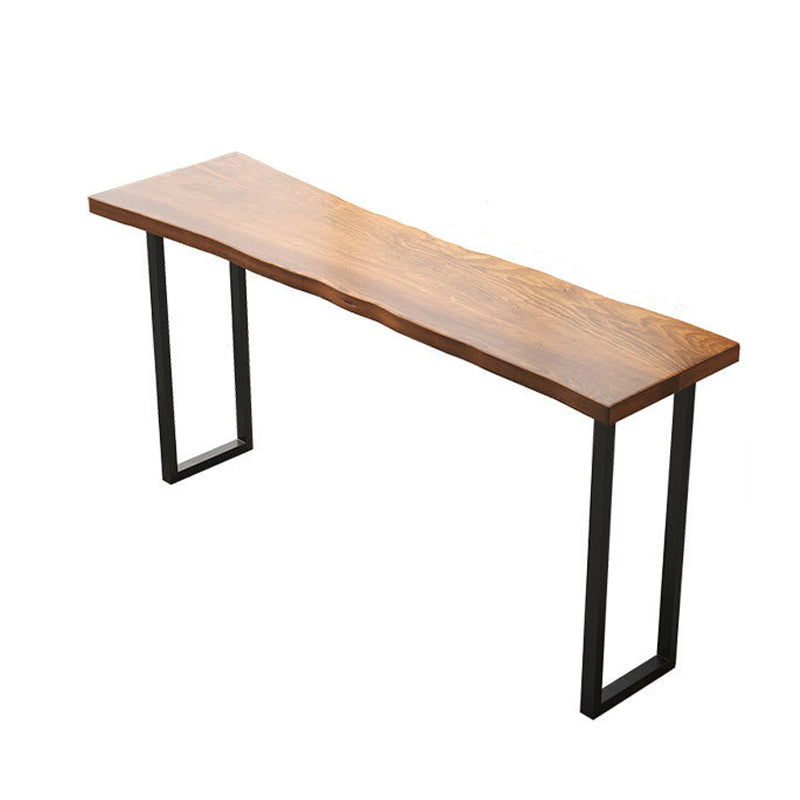 Industrial Bar Table Set 1/7 Pieces Solid Wood Bistro Set for Indoor