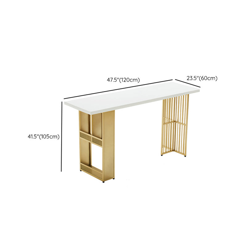 Modern Bar Stool and Table Set Rectangular 1/7 Pcs Pub Dining Set