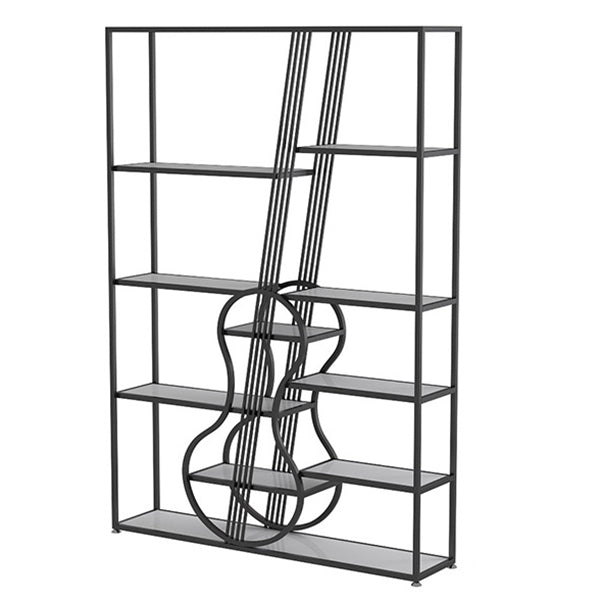 Modern Metal Shelf Bookcase Open Shelf Bookshelf with Shelves for Living Room