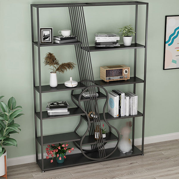 Modern Metal Shelf Bookcase Open Shelf Bookshelf with Shelves for Living Room