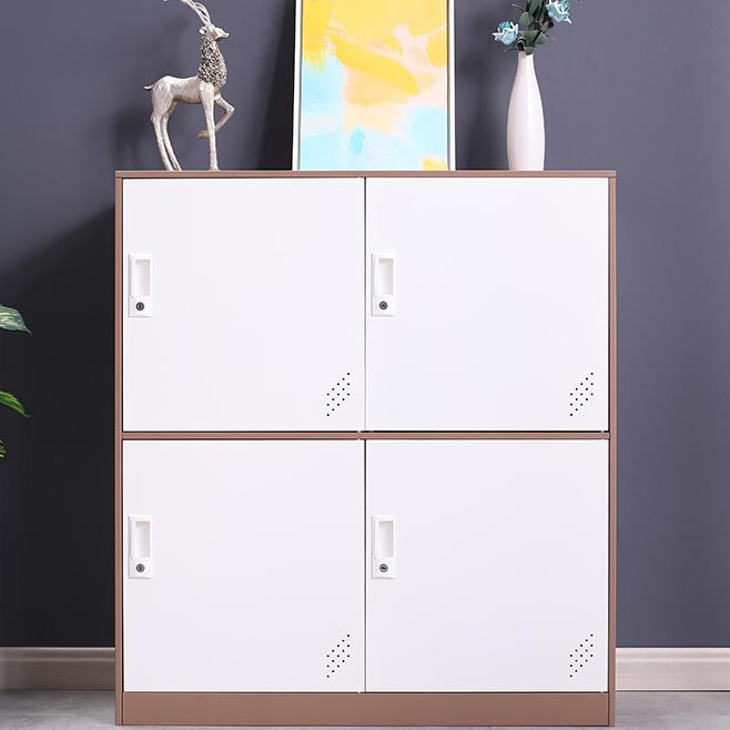 Non-Hanging Armoire with Lock Contemporary Storage Cabinet for Home