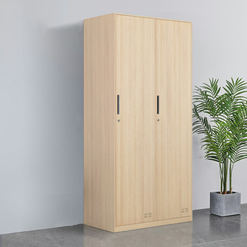 Metal Matte Finish Wardrobe Industrial Storage Cabinet with Hinged Doors