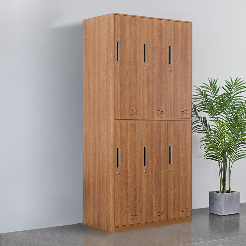 Metal Matte Finish Wardrobe Industrial Storage Cabinet with Hinged Doors