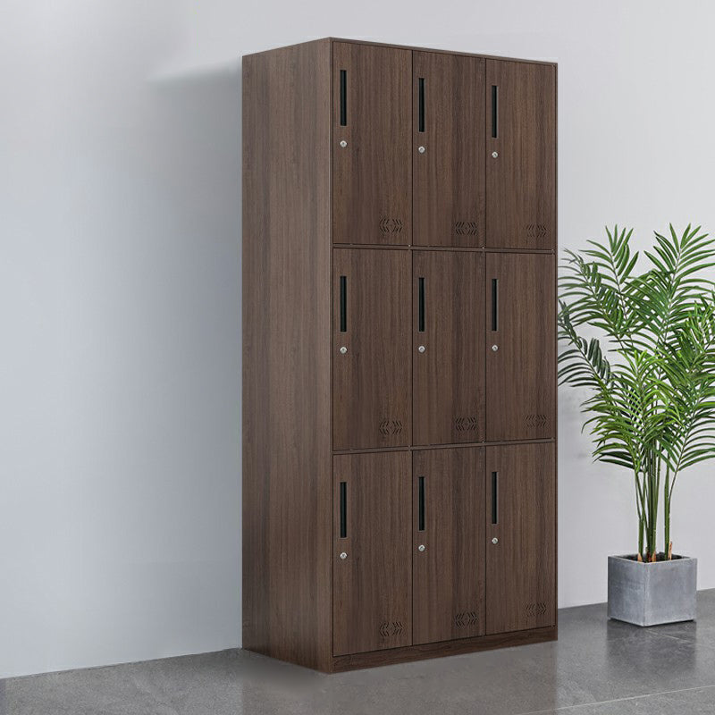 Metal Matte Finish Wardrobe Industrial Storage Cabinet with Hinged Doors