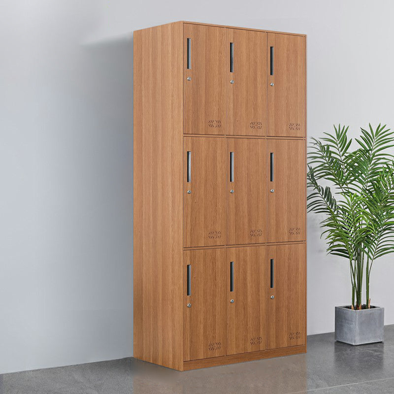 Metal Matte Finish Wardrobe Industrial Storage Cabinet with Hinged Doors