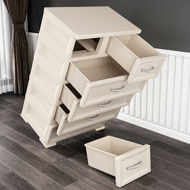 Non-Hanging Armoire with Legs Modern Storage Cabinet with Drawer