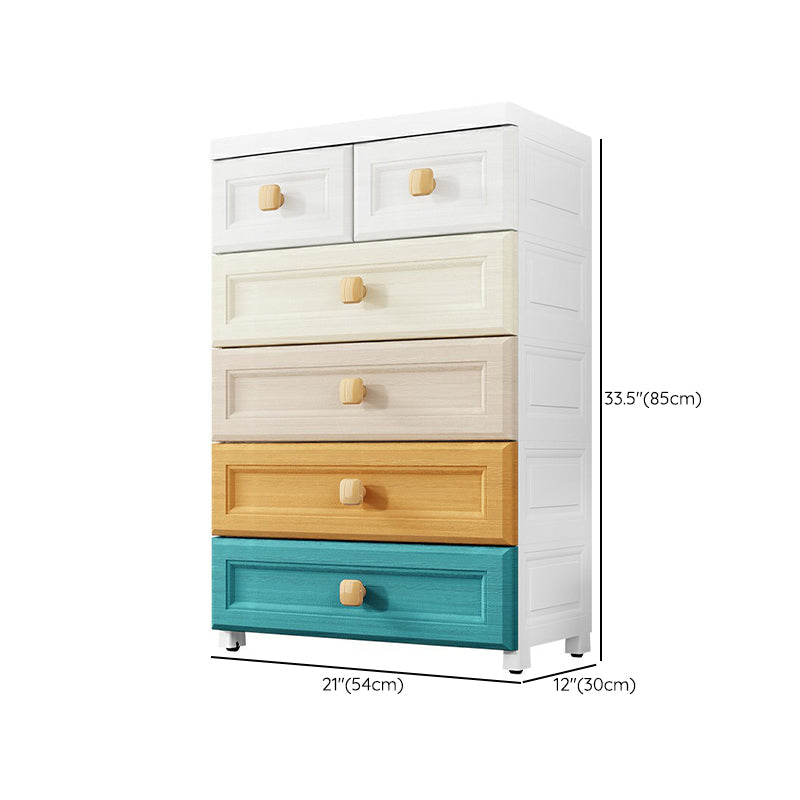 Non-Hanging Armoire with Legs Modern Storage Cabinet with Drawer