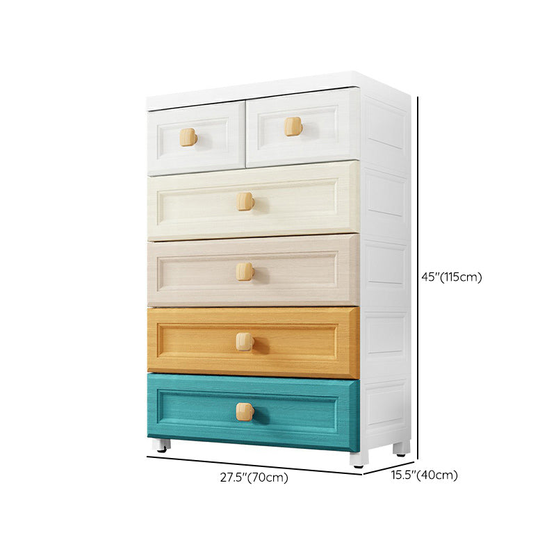 Non-Hanging Armoire with Legs Modern Storage Cabinet with Drawer
