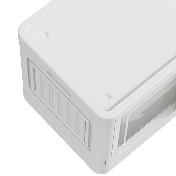 Contemporary Non-Hanging Armoire Plastic Freestanding Wardrobe Closet with Door