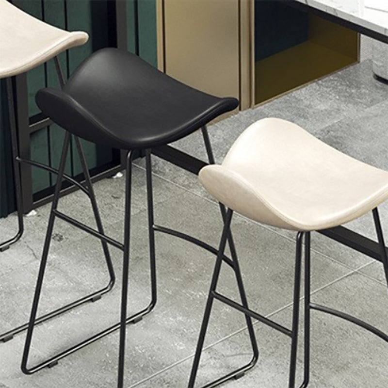 Modern Bar Table Set 1/2/4 Pieces Faux Marble Counter Table with Backless Stools