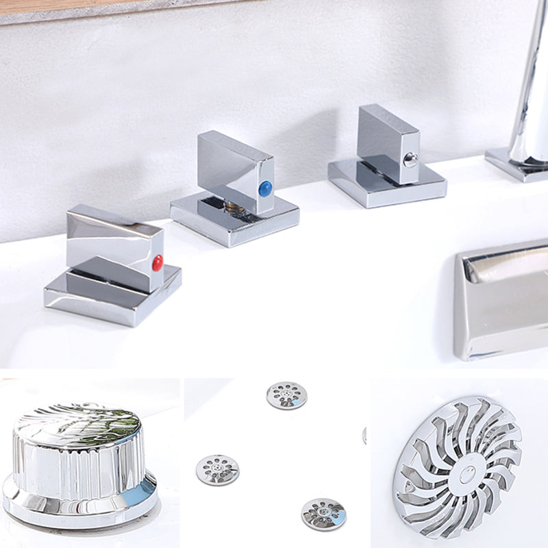 Modern Free Form Bathtub with Drain and Overflow Trim Acrylic Bath