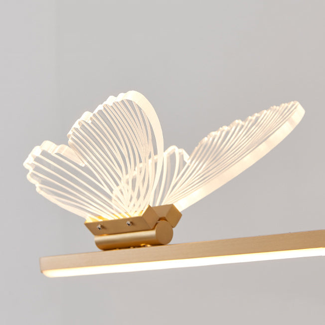 Gold Island Light Contemporary Pendant Lighting with Brass for Dining Room