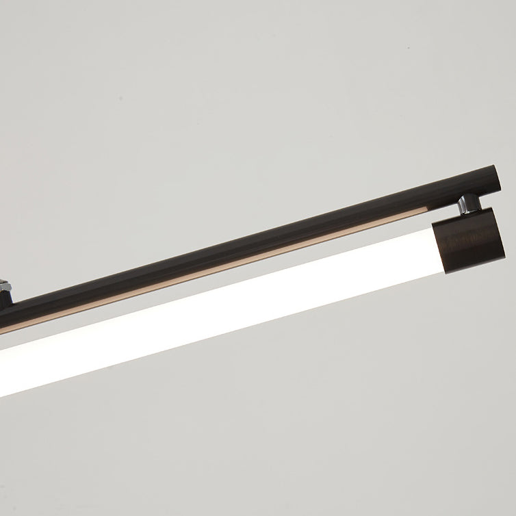 Brass LED Hanging Lamps Minimalism Island Light Fixture for Dining Room