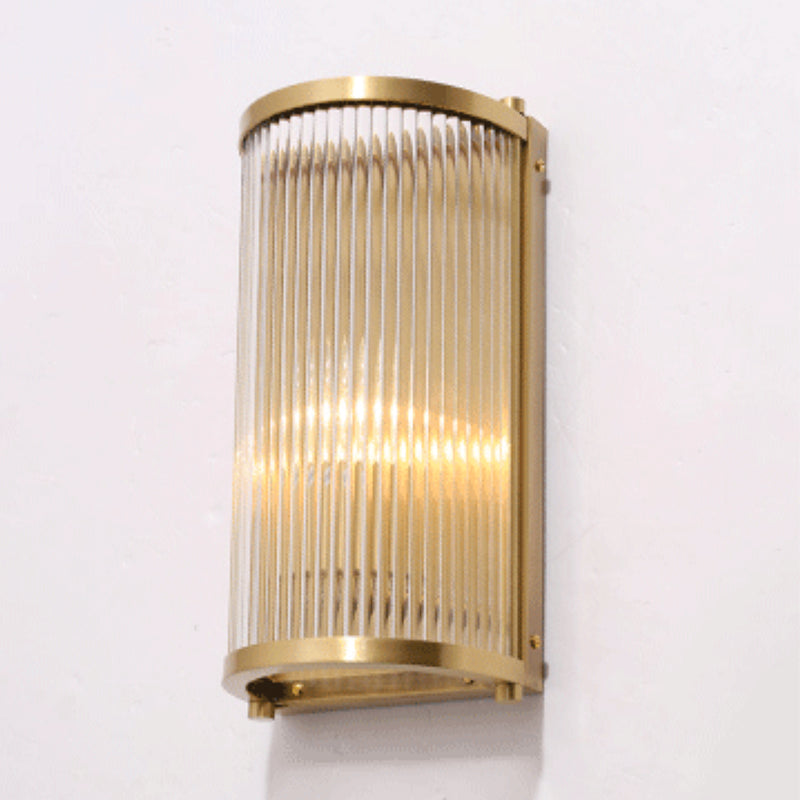 Wall Mounted Light Fixture Modern Glass Wall Mounted Lighting in Gold