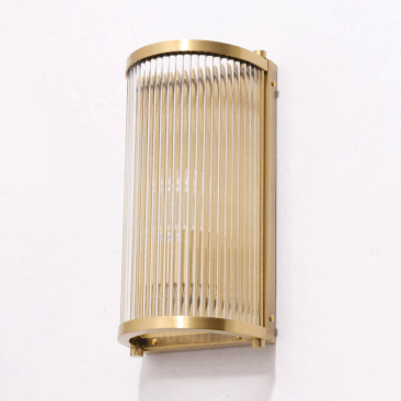 Wall Mounted Light Fixture Modern Glass Wall Mounted Lighting in Gold