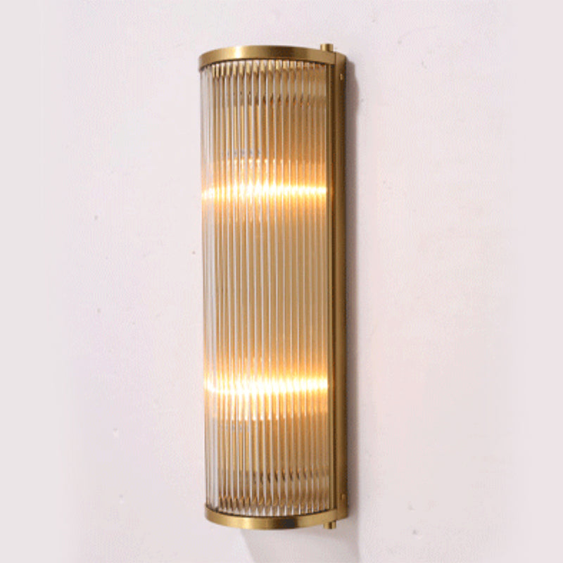 Wall Mounted Light Fixture Modern Glass Wall Mounted Lighting in Gold