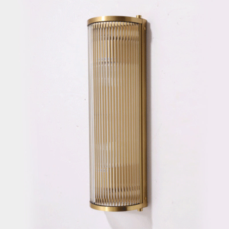 Wall Mounted Light Fixture Modern Glass Wall Mounted Lighting in Gold