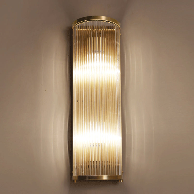 Wall Mounted Light Fixture Modern Glass Wall Mounted Lighting in Gold