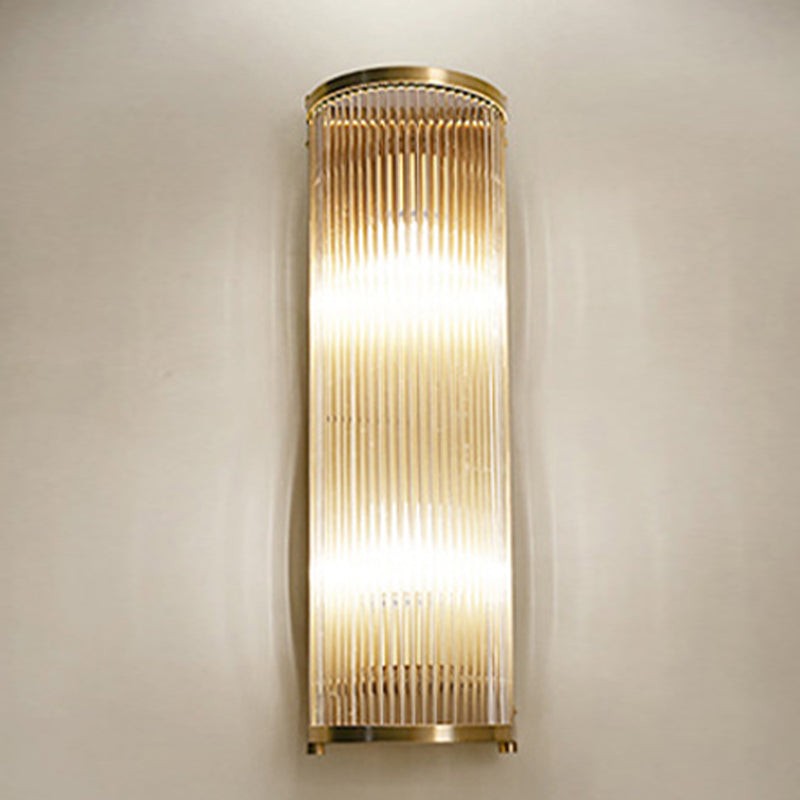Wall Mounted Light Fixture Modern Glass Wall Mounted Lighting in Gold