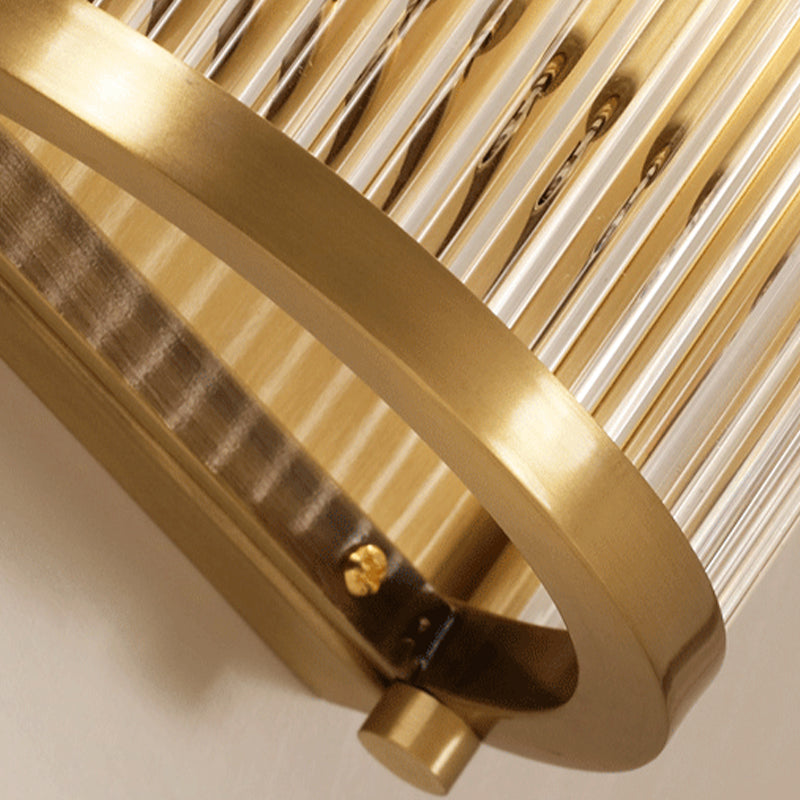 Wall Mounted Light Fixture Modern Glass Wall Mounted Lighting in Gold