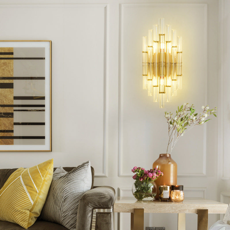 Post-Modern Wall Sconce Glass Sconce Lighting for Living Room
