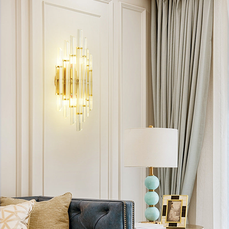 Post-Modern Wall Sconce Glass Sconce Lighting for Living Room