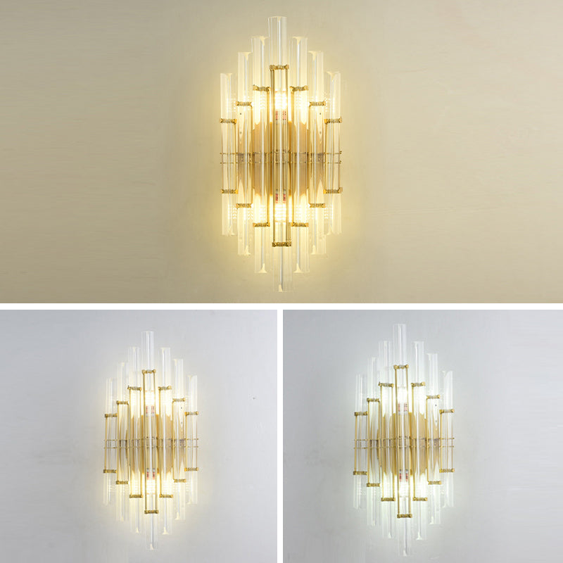 Post-Modern Wall Sconce Glass Sconce Lighting for Living Room