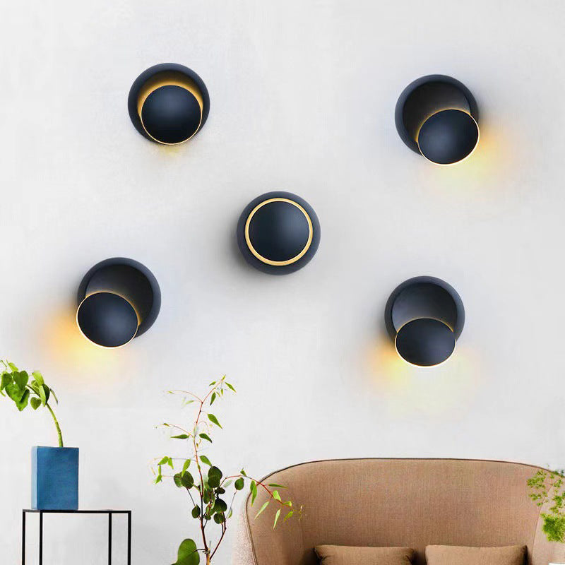 Plastic Sconce Light Modern Style Wall Sconce Lighting for Living Room