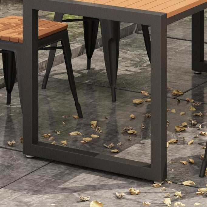 Modern 1/3/4/5/7 Pieces Rectangular Picnic Table Reclaimed Wood Dining Picnic Table