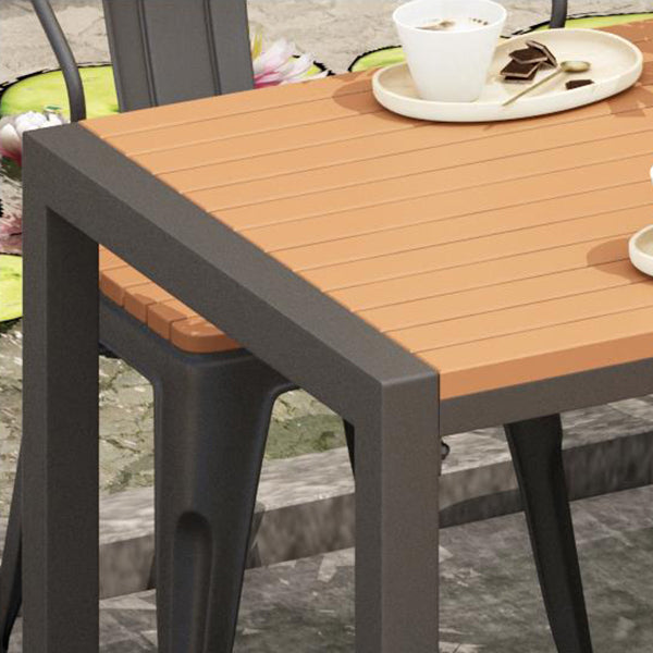 Modern 1/3/4/5/7 Pieces Rectangular Picnic Table Reclaimed Wood Dining Picnic Table