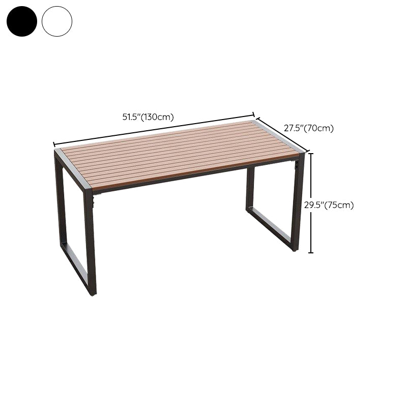 Modern 1/3/4/5/7 Pieces Rectangular Picnic Table Reclaimed Wood Dining Picnic Table