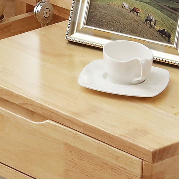 Scandinavian Make-up Vanity 17.71" Wide Vanity Tables with 1 Storage Drawer