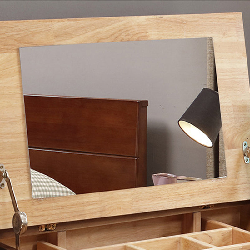 Scandinavian Make-up Vanity 17.71" Wide Vanity Tables with 1 Storage Drawer