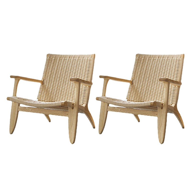 Arms Included Chair Solid Wood Frame Accent Arm Chair, 29.92" Wide