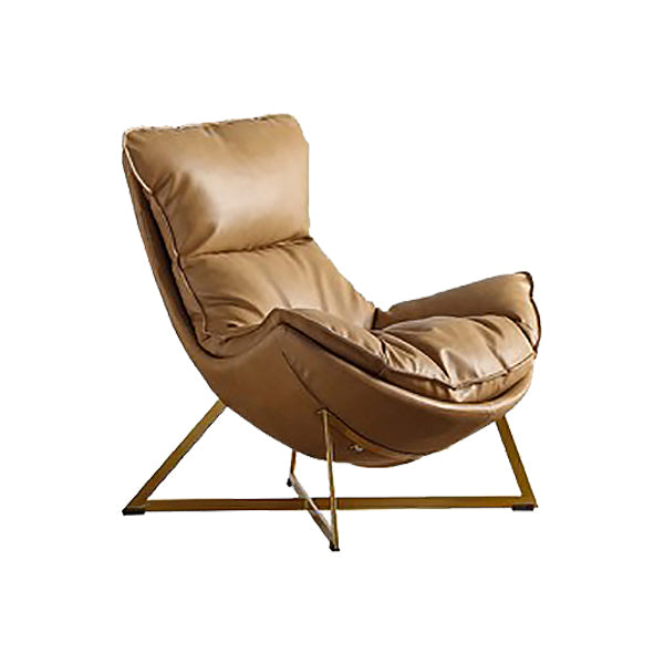 Faux Leather Accent Chair Armless Chair for Living Room, 29.52" Wide