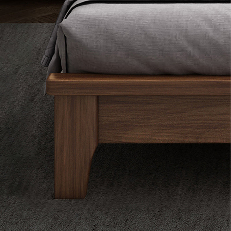 Traditional Headboard Standard Bed Solid Wood Bed with Custom Legs