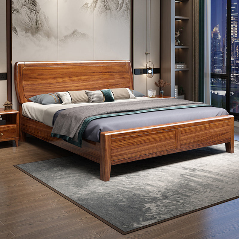 Traditional Headboard Standard Bed Footboard Bed with Custom Legs