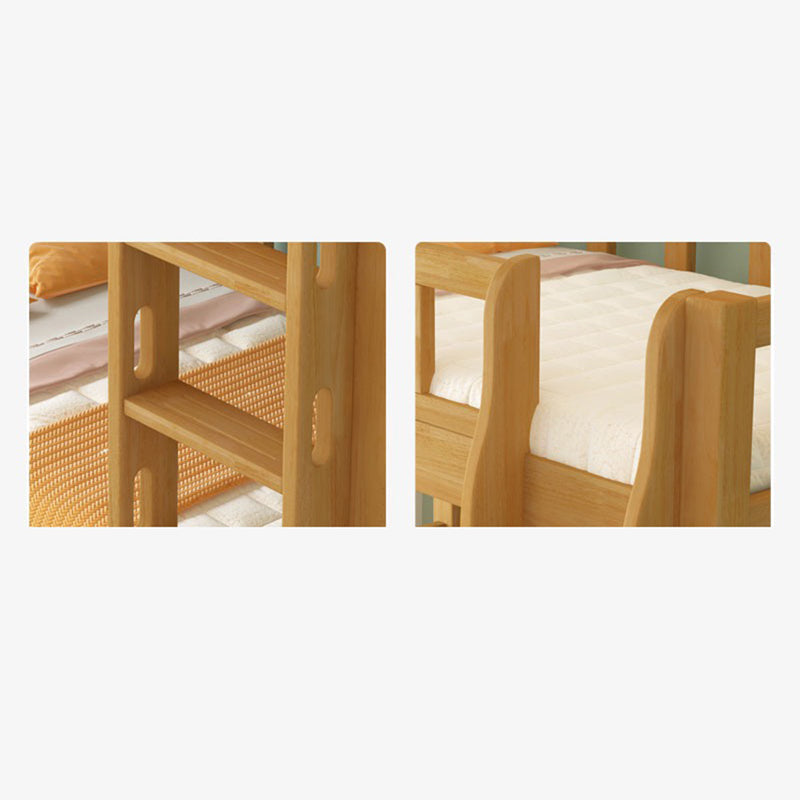 Mid-Century Modern Headboard Bunk Bed Footboard Bed With Custom Legs