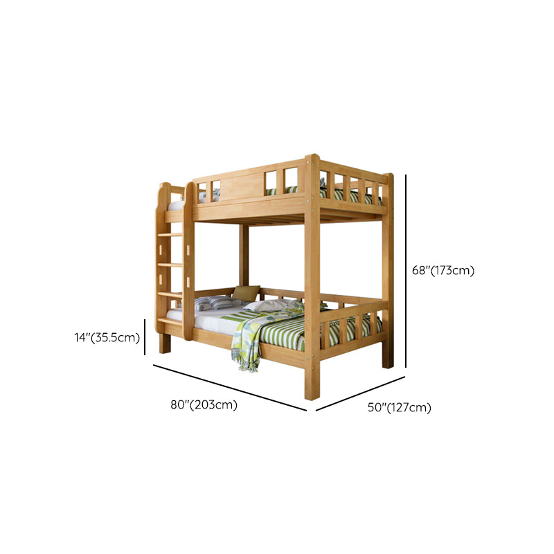 Mid-Century Modern Headboard Bunk Bed Footboard Bed With Custom Legs