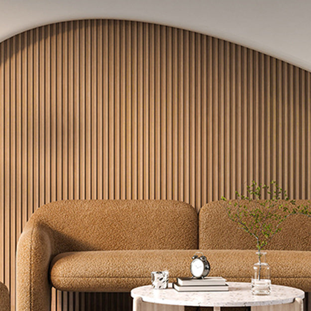 Contemporary Wool Sofa Standard Settee Square Arm Sofa for Living Room