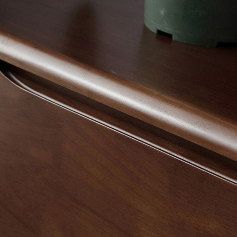 15.7" D Mid-Century Modern Chest Drawers Included Accent Chest in Oak