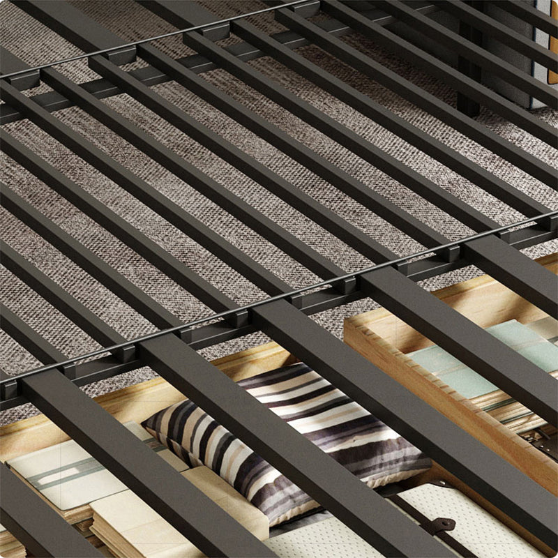 Gray Faux leather Sleeper Sofa 33.46" Wide Sofa Bed with Detachable Mattress