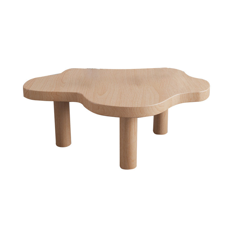 Nordic Cocktail Table 3 Legs Solid Wood Free Form Nesting Coffee Table