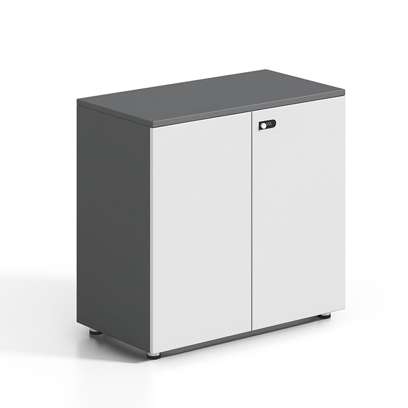 Contemporary Filing Cabinet Wood File Cabinet with Lock and Storage