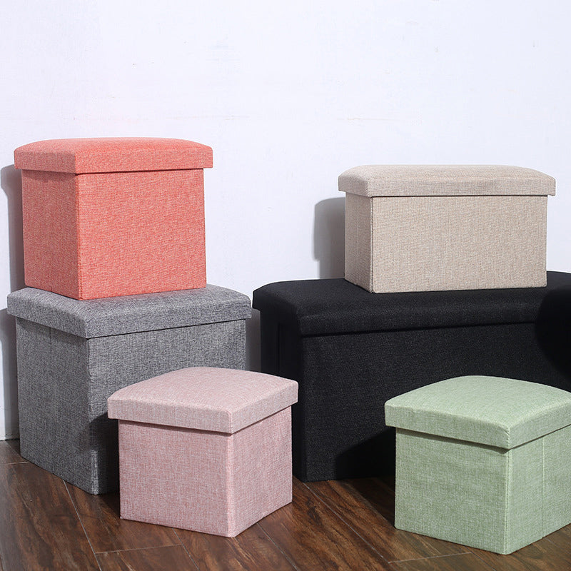 Modern Tear Resistant Cotton Cube Solid Color Square Cube for Drawing Room