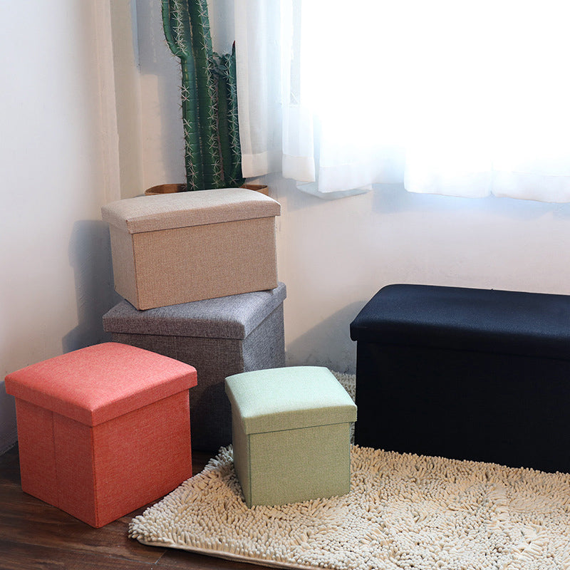 Modern Tear Resistant Cotton Cube Solid Color Square Cube for Drawing Room